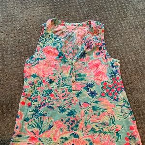 lilly floral tank top